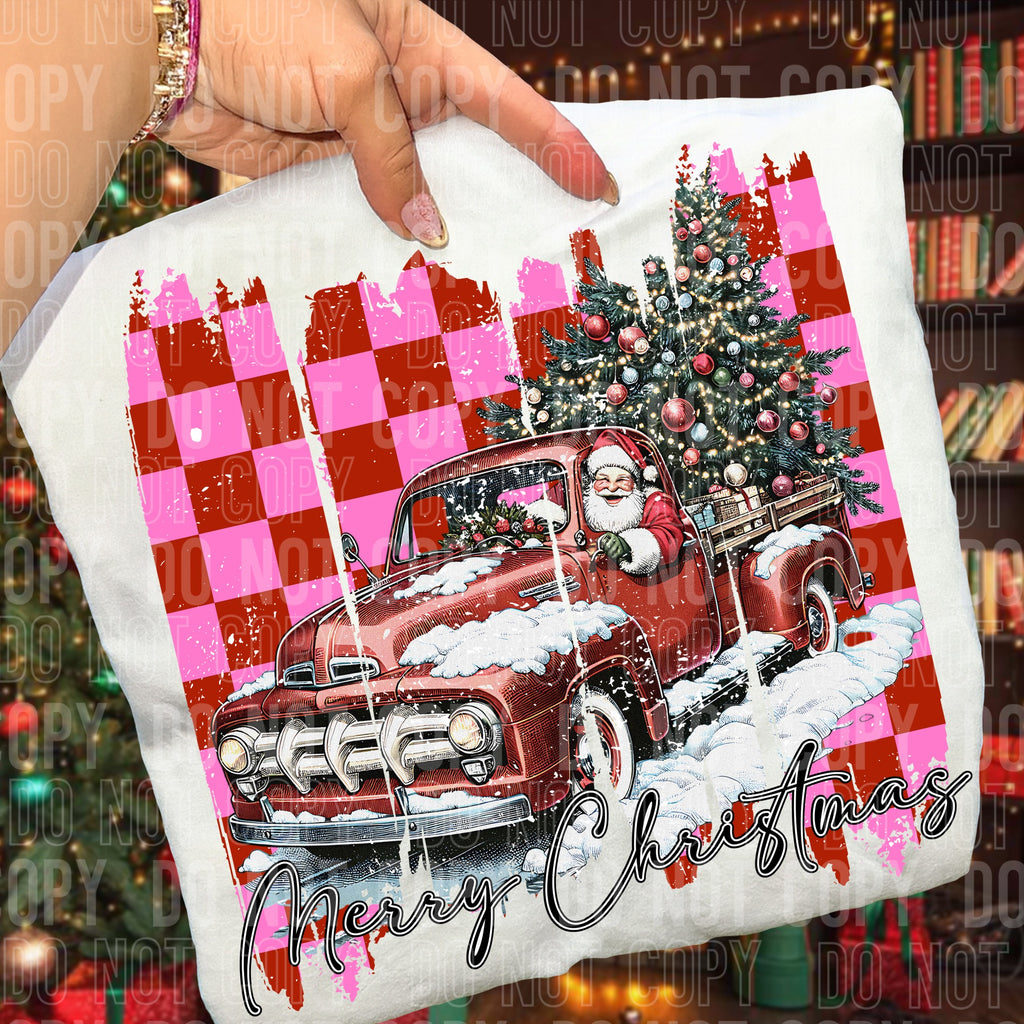 Merry Christmas Santa Truck