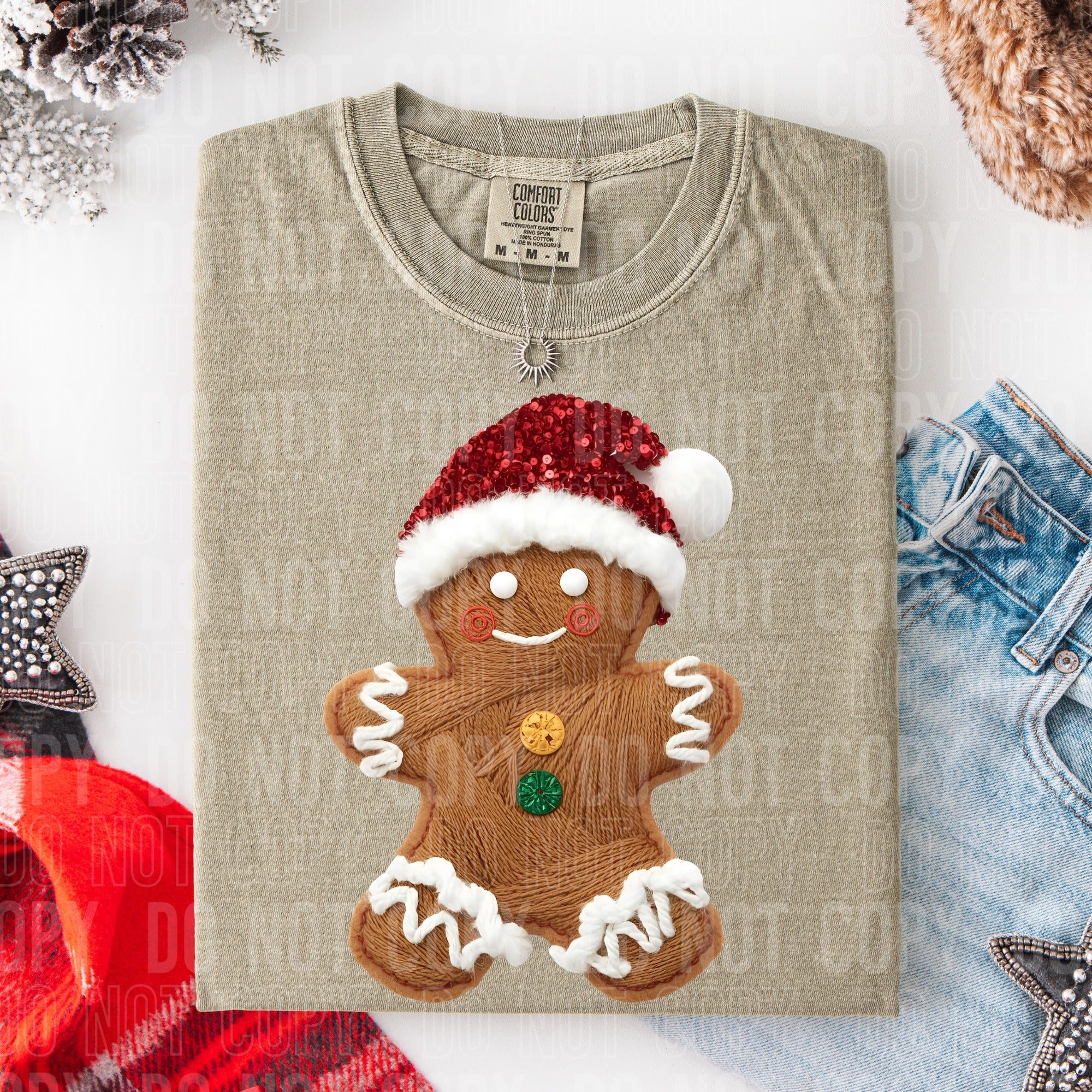 Gingerbread Santa Yarn