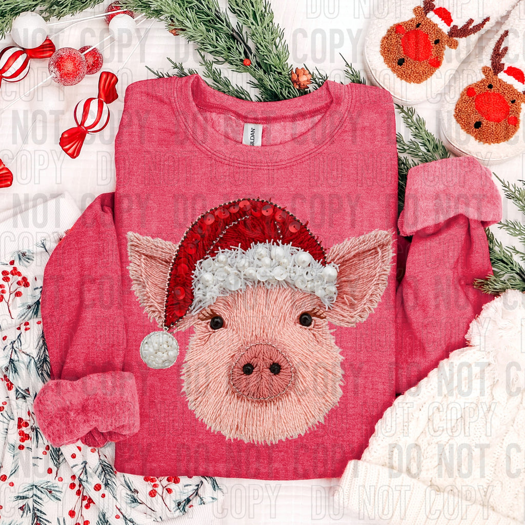 Piglet santa